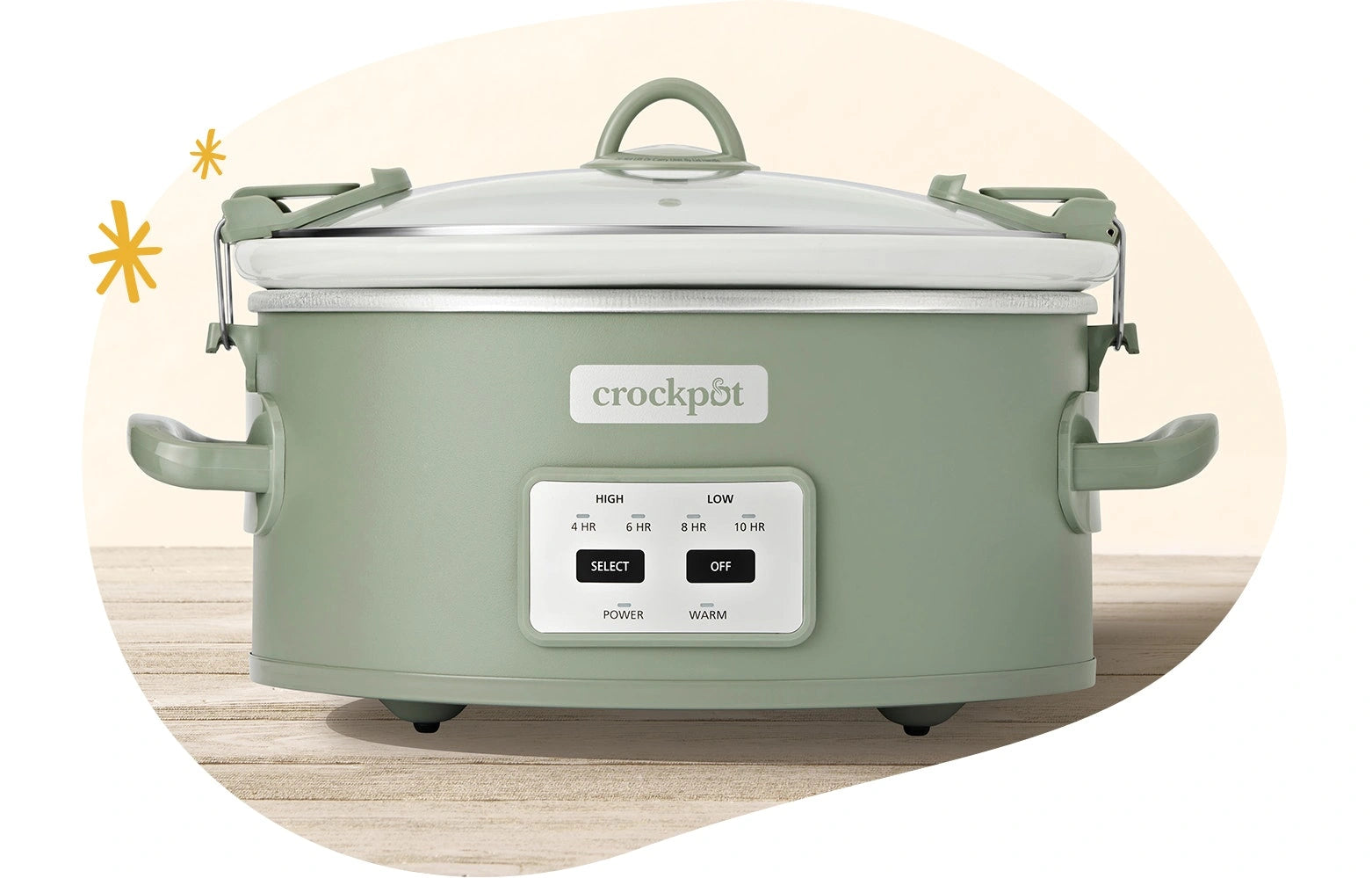Green Crock-Pot slow cooker